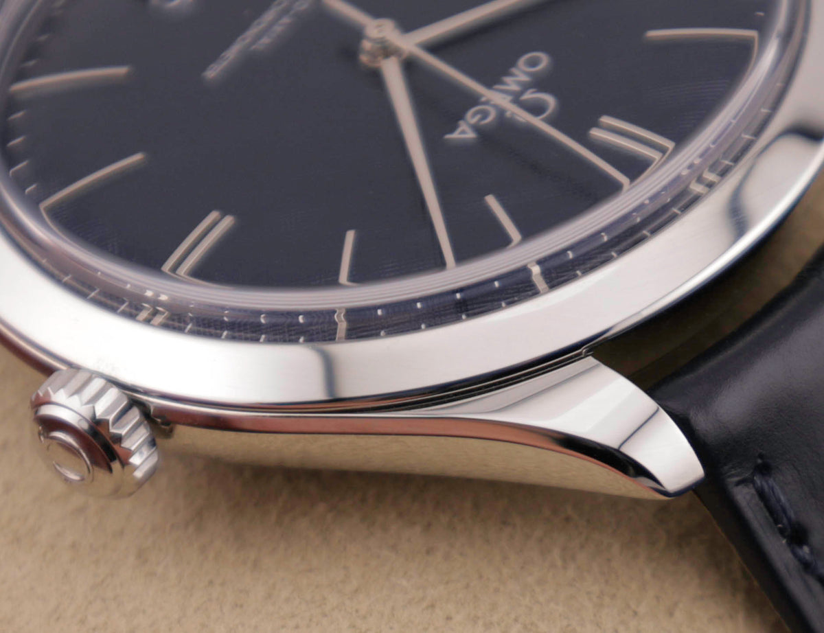 Omega De Ville Trésor "Blue Linen" 435.13.40.21.03.001