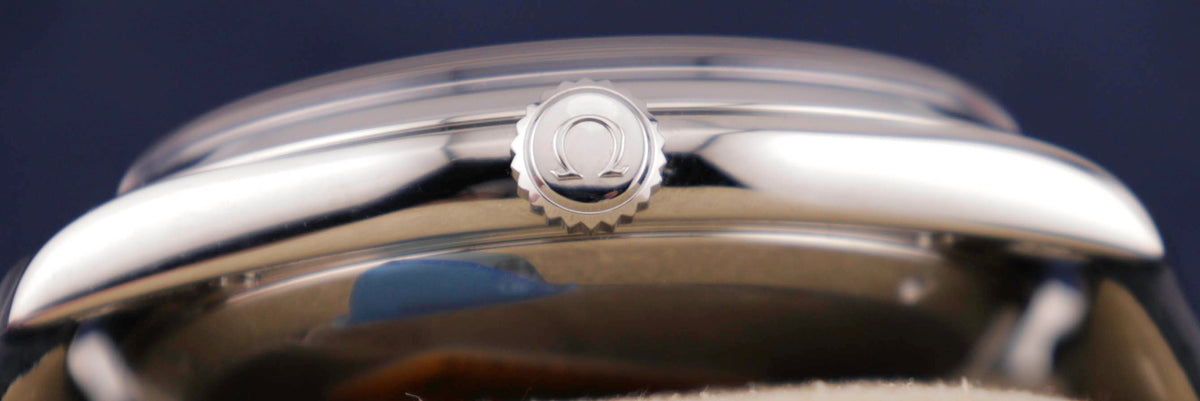 Omega De Ville Trésor "Blue Linen" 435.13.40.21.03.001