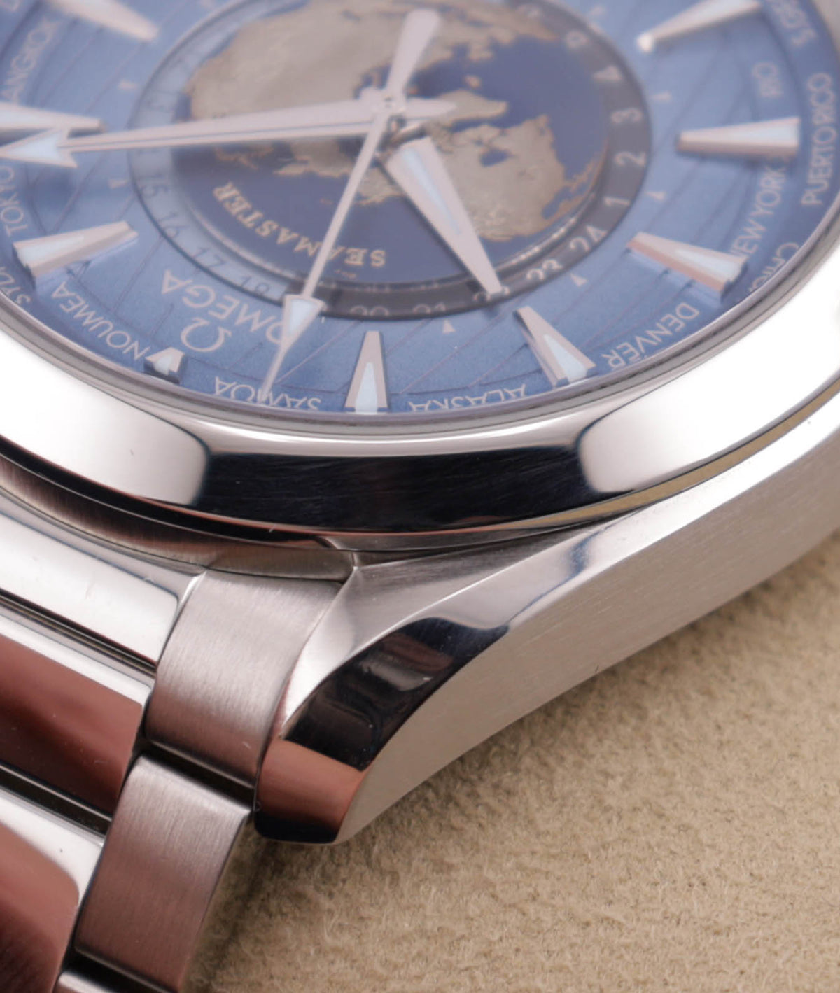 Omega Seamaster Aqua Terra "World Timer" Summer Blue
