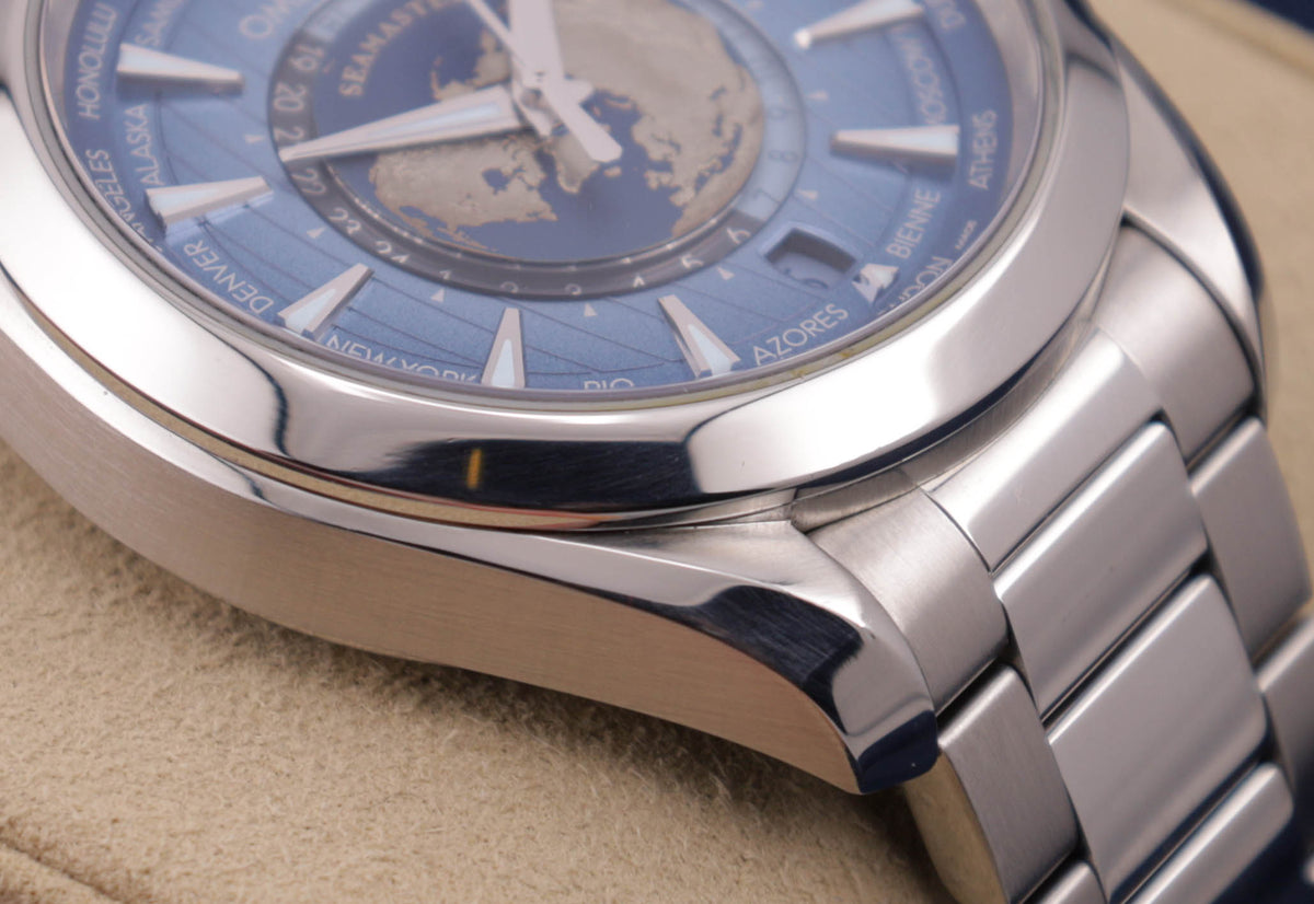 Omega Seamaster Aqua Terra "World Timer" Summer Blue