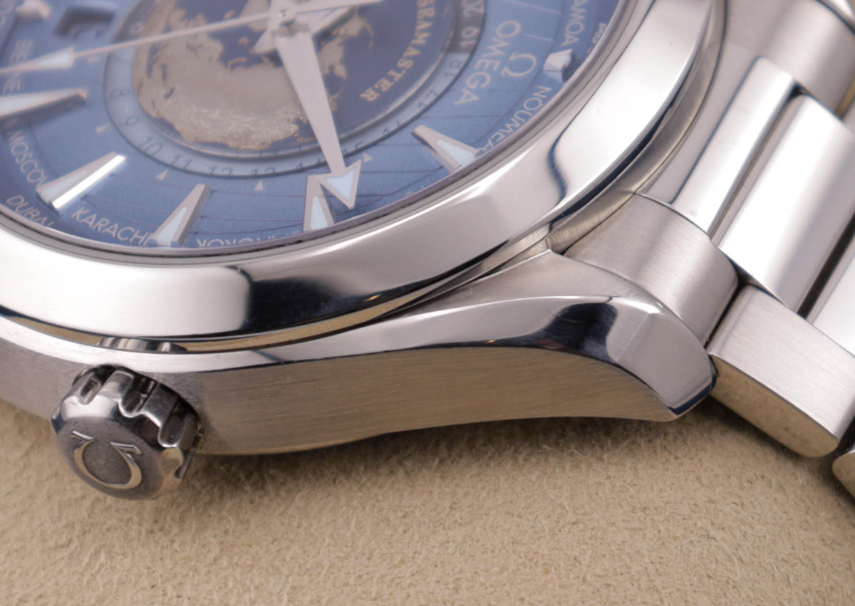 Omega Seamaster Aqua Terra "World Timer" Summer Blue