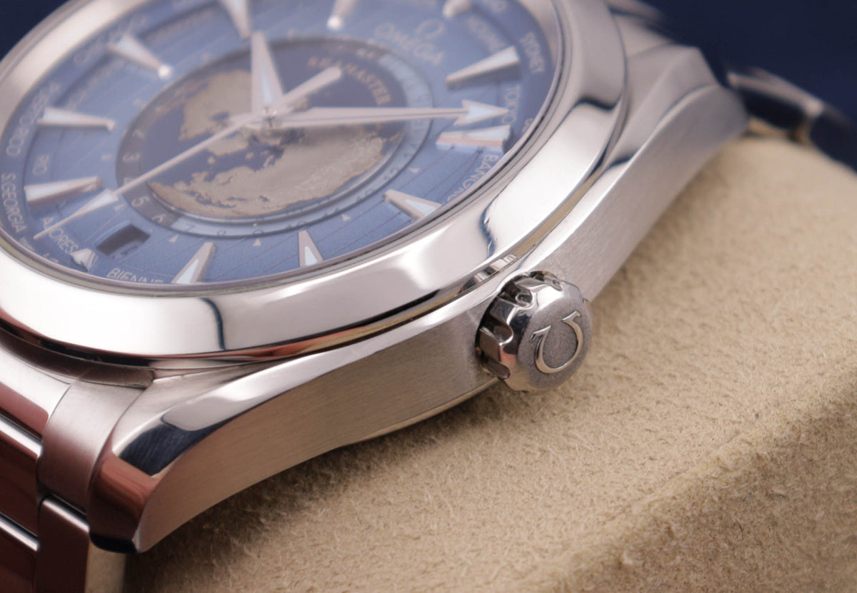Omega Seamaster Aqua Terra "World Timer" Summer Blue